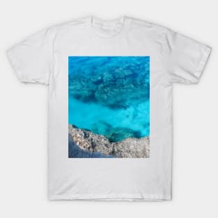 Crystal clear blue ocean water T-Shirt